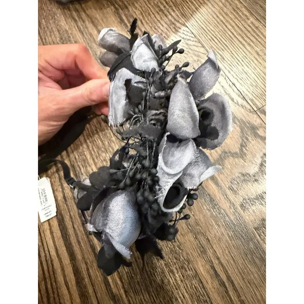Gucci Embellished Headband Silk Floral $1150 NWT